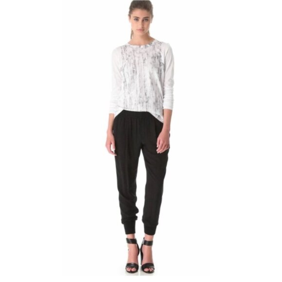 Vince Slouchy Crepe Jogger Pants - Picture 1 of 6